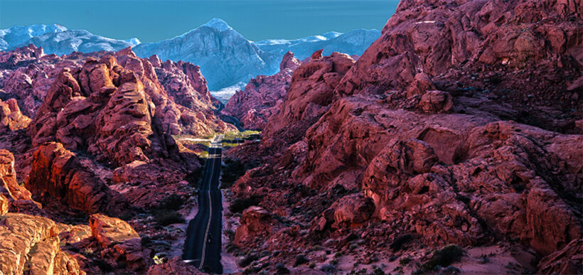 Just north of Las Vegas, "Valley of Fire"